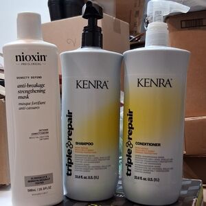 Kenra & Nioxin Bundle for hair breakage! WORKS! READ, USED shampoo conditioner